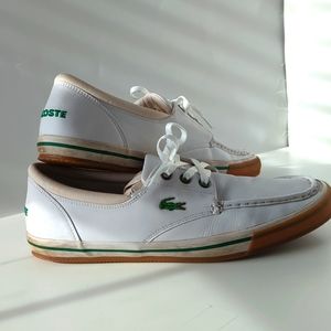 Lacoste Shakespeare  loafers/deck/boat shoes. Men size 12. Leather